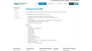 
                            4. Transactional Bulk SMS - Metamorph Systems - Development and ...