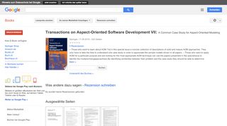 
                            8. Transactions on Aspect-Oriented Software Development VII: A Common ...