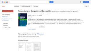 
                            9. Transactions on Computational Science XX: Special Issue ...