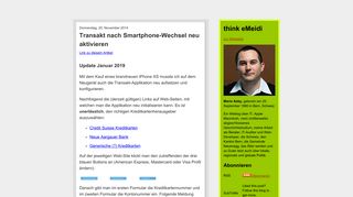 
                            8. Transakt nach Smartphone-Wechsel neu aktivieren « think eMeidi