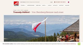 
                            9. Transalp Südtirol - Von Obernberg / Brenner nach Tramin - ALPS ...