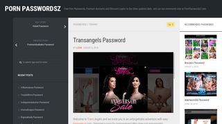 
                            4. Transangels Password – Porn PasswordsZ