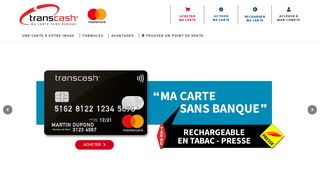 
                            2. Transcash Mastercard - Ma Carte Sans Banque Rechargeable