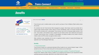 
                            12. Transconnect Benefits - Reliance Trans-connect