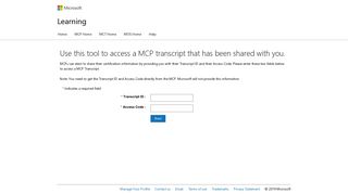 
                            4. Transcript Sharing Tool - Microsoft