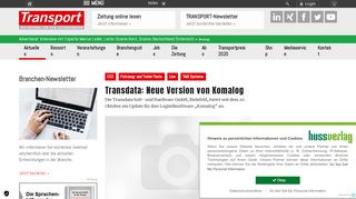 
                            9. Transdata: Neue Version von Komalog - CO2, Fahrzeug- und Trailer ...