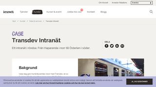 
                            7. Transdev Intranät - Knowit