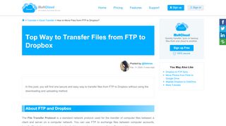 
                            5. Transfer Files From FTP to Dropbox, Google Drive, OneDrive ...