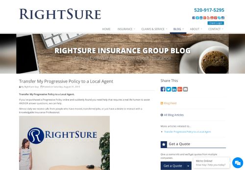 
                            8. Transfer My Progressive Policy to a Local Agent | RightSure Insurance ...