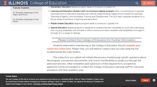 
                            10. Transfer Students | College of Education | U of I