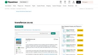 
                            9. transfercar.co.nz - New Zealand Forum - TripAdvisor