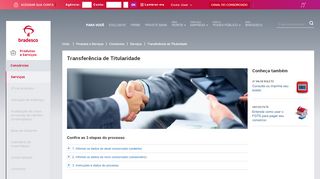 
                            8. Transferência de Titularidade - Banco Bradesco