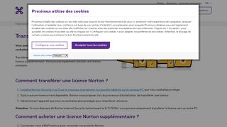 
                            11. Transférer, acheter ou annuler une licence Norton | Proximus