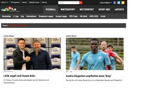 
                            6. Transfermarkt - News und Gerüchte zur Transferzeit - LAOLA1.at