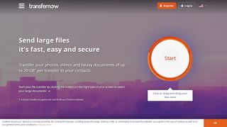 
                            4. TransferNow: Send Large Files - Free Secure File Transfer