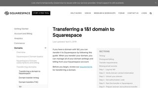 
                            11. Transferring a 1&1 domain to Squarespace – Squarespace Help
