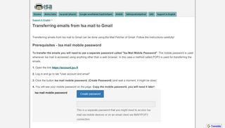 
                            6. Transferring emails from Isa mail to Gmail - Googletuki - Google Sites
