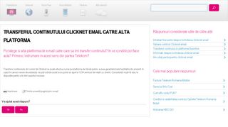 
                            2. Transferul continutului Clicknet email catre alta platforma