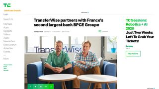 
                            8. TransferWise partners with France's second largest bank BPCE ...