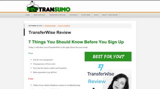 
                            6. TransferWise Review - 7 Things to Know Before You Signup