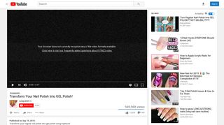 
                            11. Transform Your Nail Polish Into GEL Polish! - YouTube