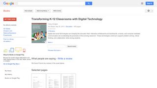 
                            12. Transforming K-12 Classrooms with Digital Technology - Google Books Result