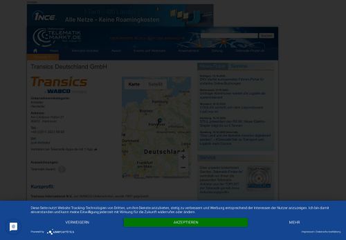 
                            10. Transics Deutschland GmbH | Telematik Markt
