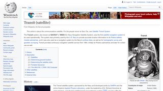 
                            12. Transit (satellite) - Wikipedia