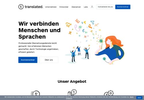 
                            2. Translated: Professionelle Sprachlösungen für Ihr Unternehmen