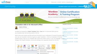 
                            6. Translation Add-in for Microsoft Office – Wordbee Support and ...