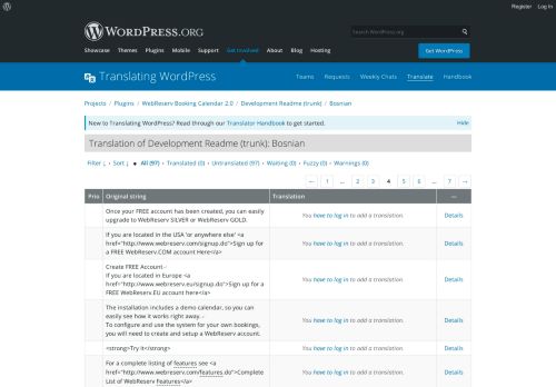 
                            10. Translations < Bosnian < Development Readme (trunk) < GlotPress ...