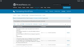 
                            10. Translations < Somali < Development Readme (trunk) < GlotPress ...