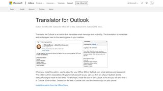 
                            12. Translator for Outlook - Office Support
