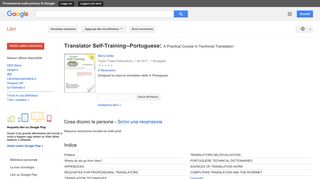 
                            11. Translator Self-Training--Portuguese: A Practical Course in ... - Risultati da Google Libri