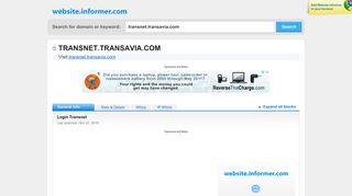 
                            4. transnet.transavia.com at WI. Login Transnet - Website Informer