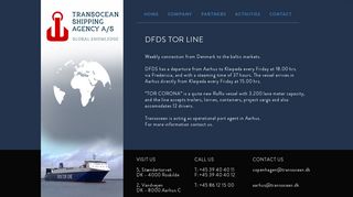 
                            7. Transocean Shipping Agency A/S – DFDS