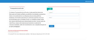 
                            1. Transparência na Escola - Secretaria da Educação