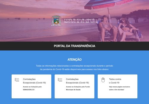 
                            3. Transparência - Prefeitura Rio das Ostras
