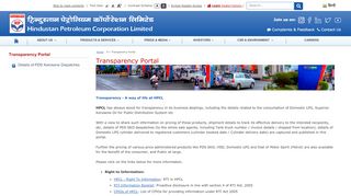 
                            3. Transparency Portal | Hindustan Petroleum Corporation Limited, India