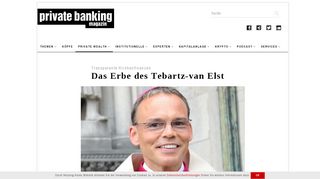 
                            12. Transparente Kirchenfinanzen: Das Erbe des Tebartz-van Elst ...