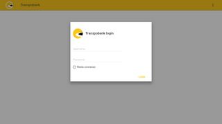 
                            4. Transpobank login