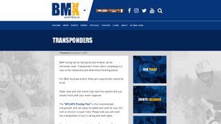 
                            10. Transponders - BMX Australia