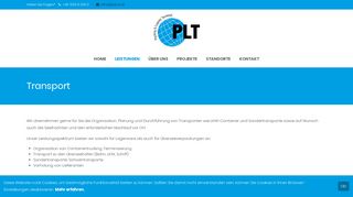 
                            5. Transport - Welcome to PLT Packing & Logistic Terminal GmbH.