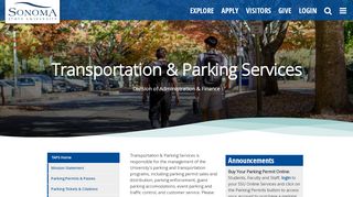 
                            12. Transportation & Parking - Zipcar: Sonoma State University