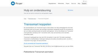 
                            7. Transsmart koppelen - Picqer Help