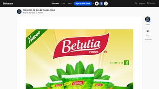 
                            11. TRASERAS DE BUS BETULIA FOODS on Behance