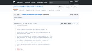 
                            10. TrashMail.net-disposable-email-address/trashmail.py at master ...