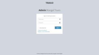 
                            5. TRASO | Log in