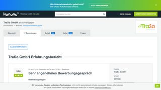 
                            10. TraSo: Sehr angenehmes Bewerbungsgespräch | kununu