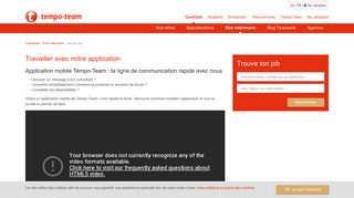 
                            5. Travailler avec notre application | Tempo-Team